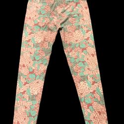 Lularoe Flower Leggings Size Small