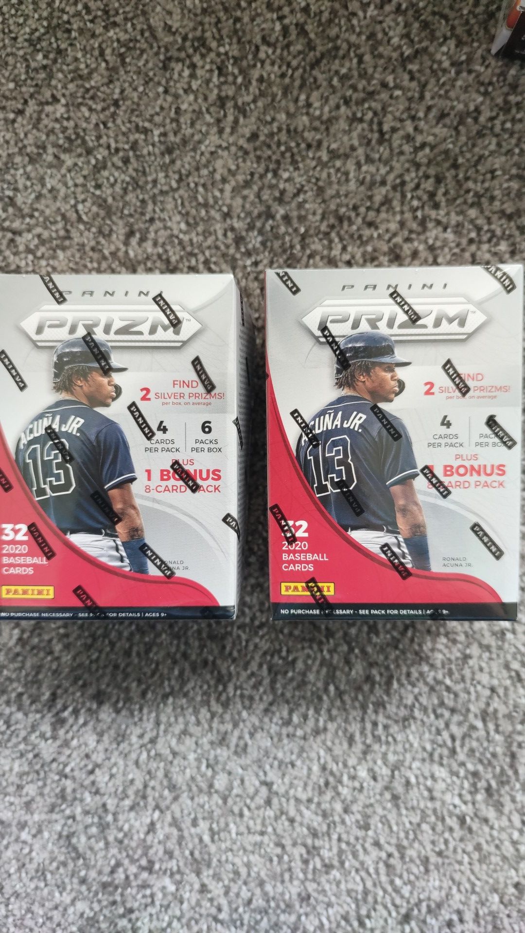 Panini prizm baseball cards