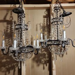 Set Of Two Chandeliers