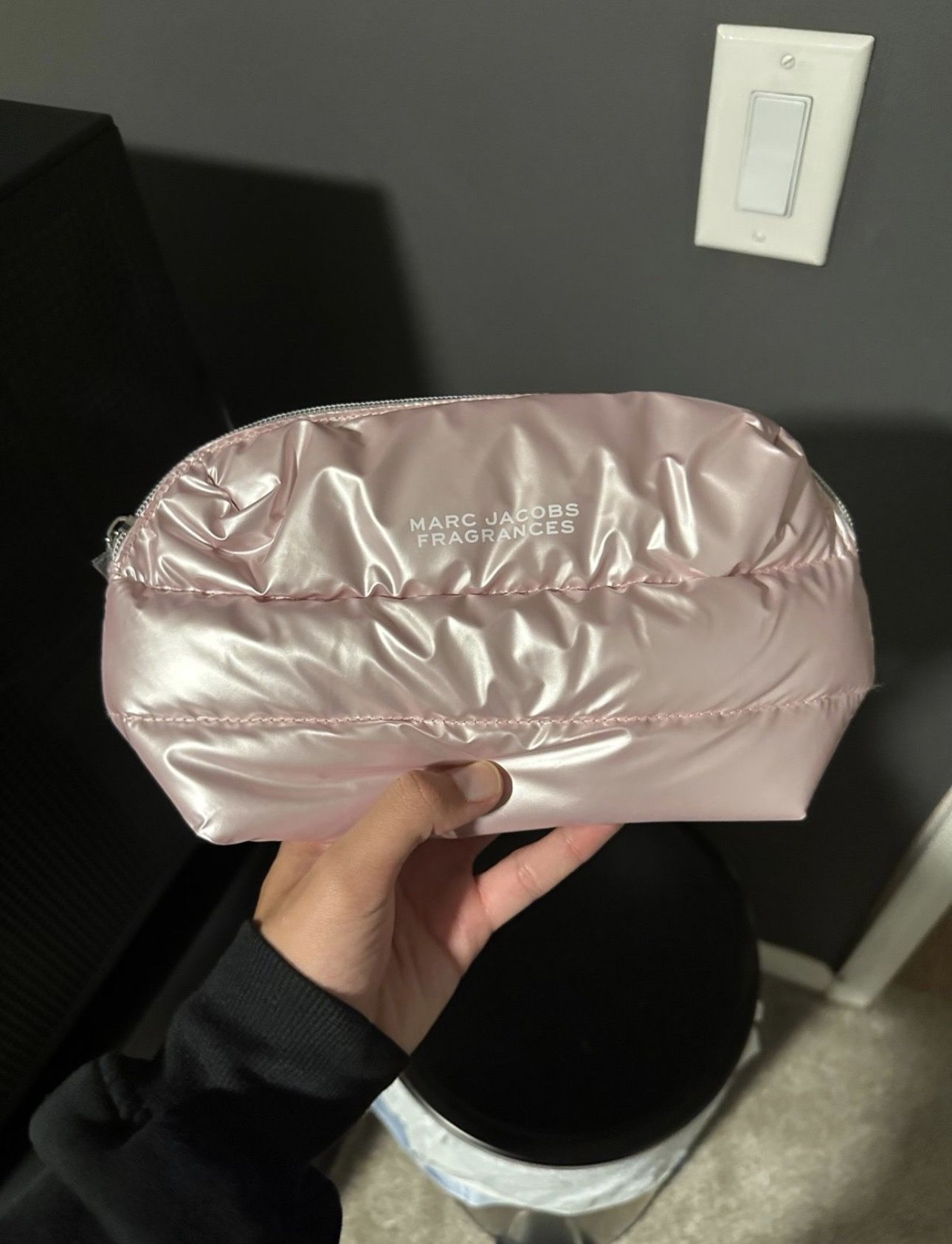 Pink Marc Jacobs makeup bag 