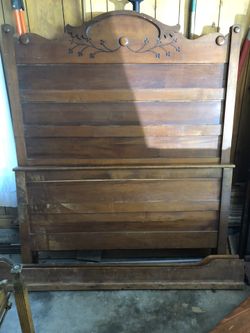 Antique  Bedframe w/Siderails