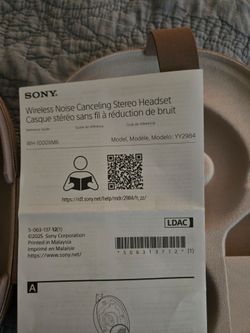 SONY NOISE CANCELING HEADPHONES Wh-1000xm6