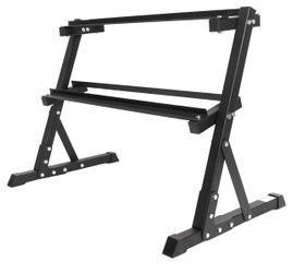 Two-tier dumbbell rack