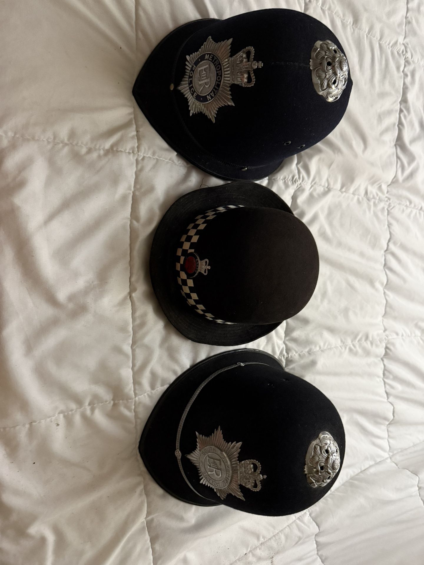 Vintage Police Helmets- Great Britain And Scotland