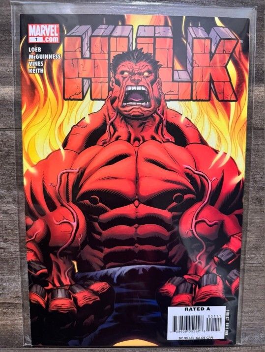 RED HULK #1 1ST PRINT & APPEARANCE KEY ISSUE CAPTAIN AMERICA BRAVE NEW WORLD