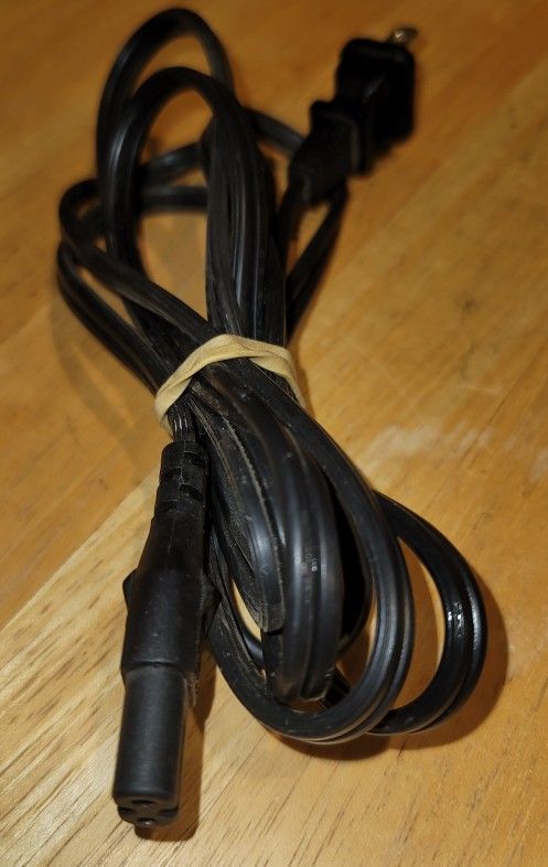Jet Linetek Power Cord 7A 125v LS-7C, 2 Prong