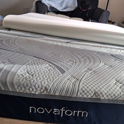 King size brand new comes with coverings.