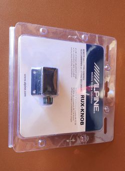 Alpine rux bass knob