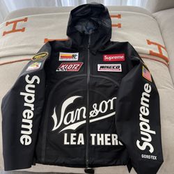 Supreme Vanson Leather Goretex Wind Breaker