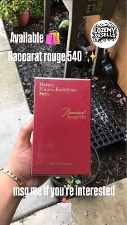 Maison Francis Kurkdjian Baccarat Rouge 540 ✨