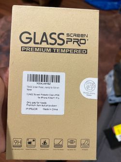 Free iPhone X/XS/11 Pro  screen protector