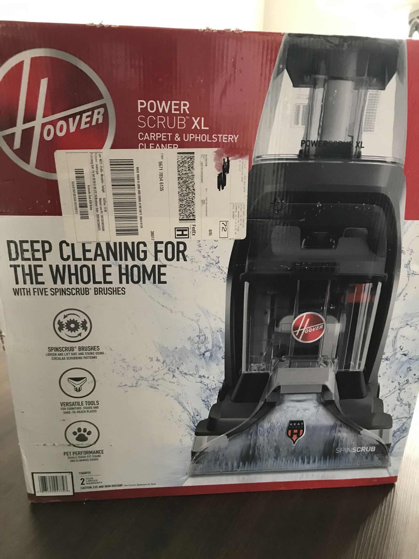 Hoover Power Scrub XL Steam Cleaner