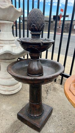 Concrete fountain $185.00 each