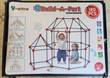 180-Pcs Build-A-Fort kit for kids, agr 4+