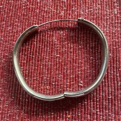 (JE07A) Vintage Silver Look Bangle Bracelet Etched Design