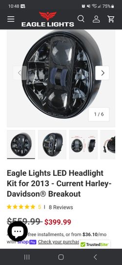 Harley Breakout Eagle Head Light