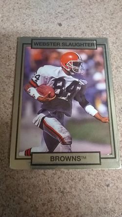 1990 Browns Card