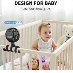 Wholesale $30 Retail! Baby Stroller Fan – Flexible Clip for Summer 🌞