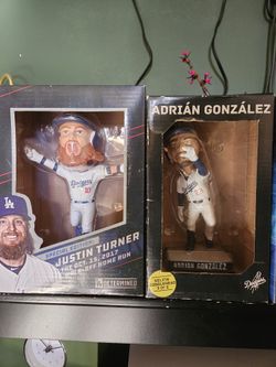 Lot Of 4 Dodger Bobbleheads 