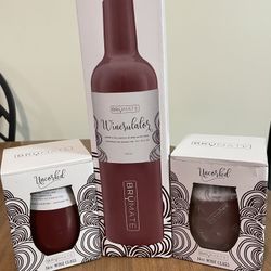 Brumate Insulated Wine Canteen & Two 14oz Tumblers W/Lids