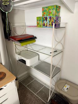 4 Glass/Metal Shelf