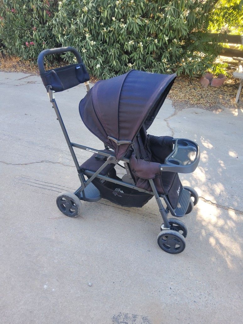 Joovy Caboose Double Stroller Sit And Stand