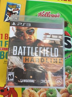 PS3. Battlefield hardline Very fun game. Action.