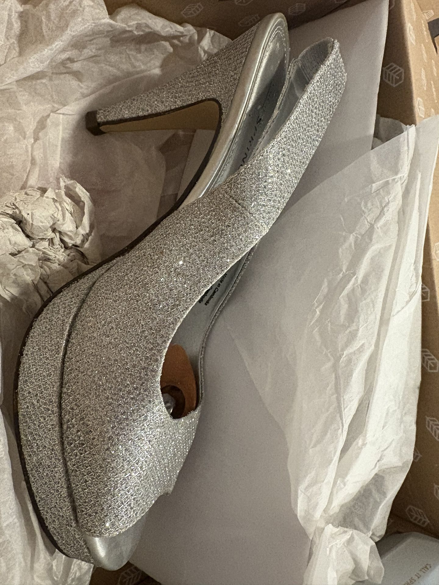 Silver Formal High heels
