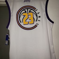 Nba Lakers LeBron James Muscle Powerhouse Jersey Size Large 