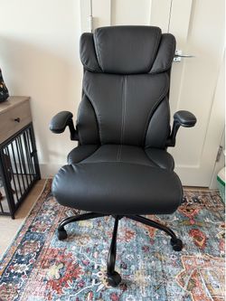 BRAND NEW, ASSEMBLED Ergononic Leather Swivel Desk Chair! $140 (Same Amazon Price, Only Assembled)