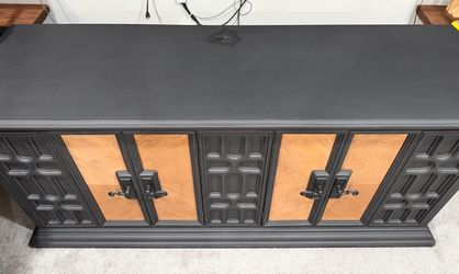 Vintage Two-Tone Credenza / Sideboard