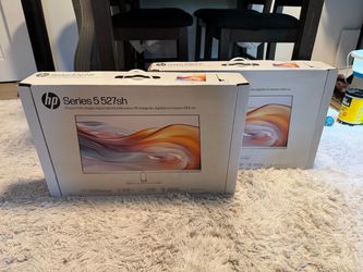 Two HP Series 5 527sh 27” FHD Monitors
