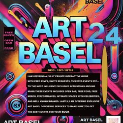 Art Basel Event Access And Guide 