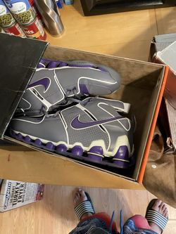 Nike Shox Purps And Saints 