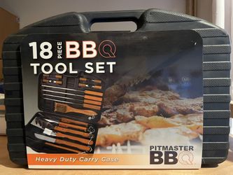 Pitmaster 18 Piece BBQ Tool Set