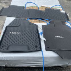 2019 Acura MDX, Oem All Weather Mats And Carpet Mats