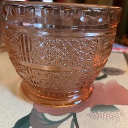 Pink Depression Glass Bowls Set Of 4
