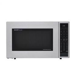 24.6 in. 1.5 cu. ft. 900-Watt CountertopMicrowave in Stainless Steel with Convection