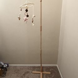 Crib Mobile Floor Stand
