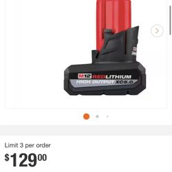 M12 12 Volt Lithium-Ion XC High Output 5.0 Ah Battery Pack