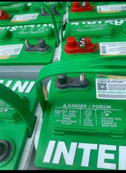 New battery of the Interstate brand, 1 year warranty