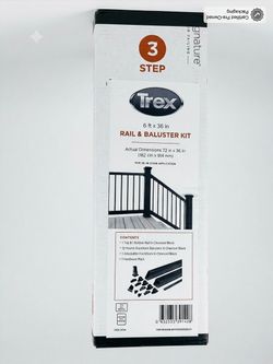 **6ft Trex Signature Aluminum Stair Railing Kit – Only $75 (Retail $150+)**