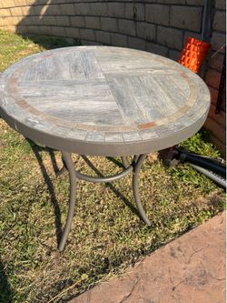 Small Outside table