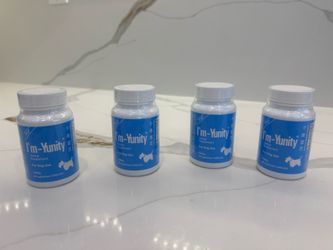 4 bottles of I'm-Yunity Turkey Tail Supplement for Dogs Hemangiosarcoma