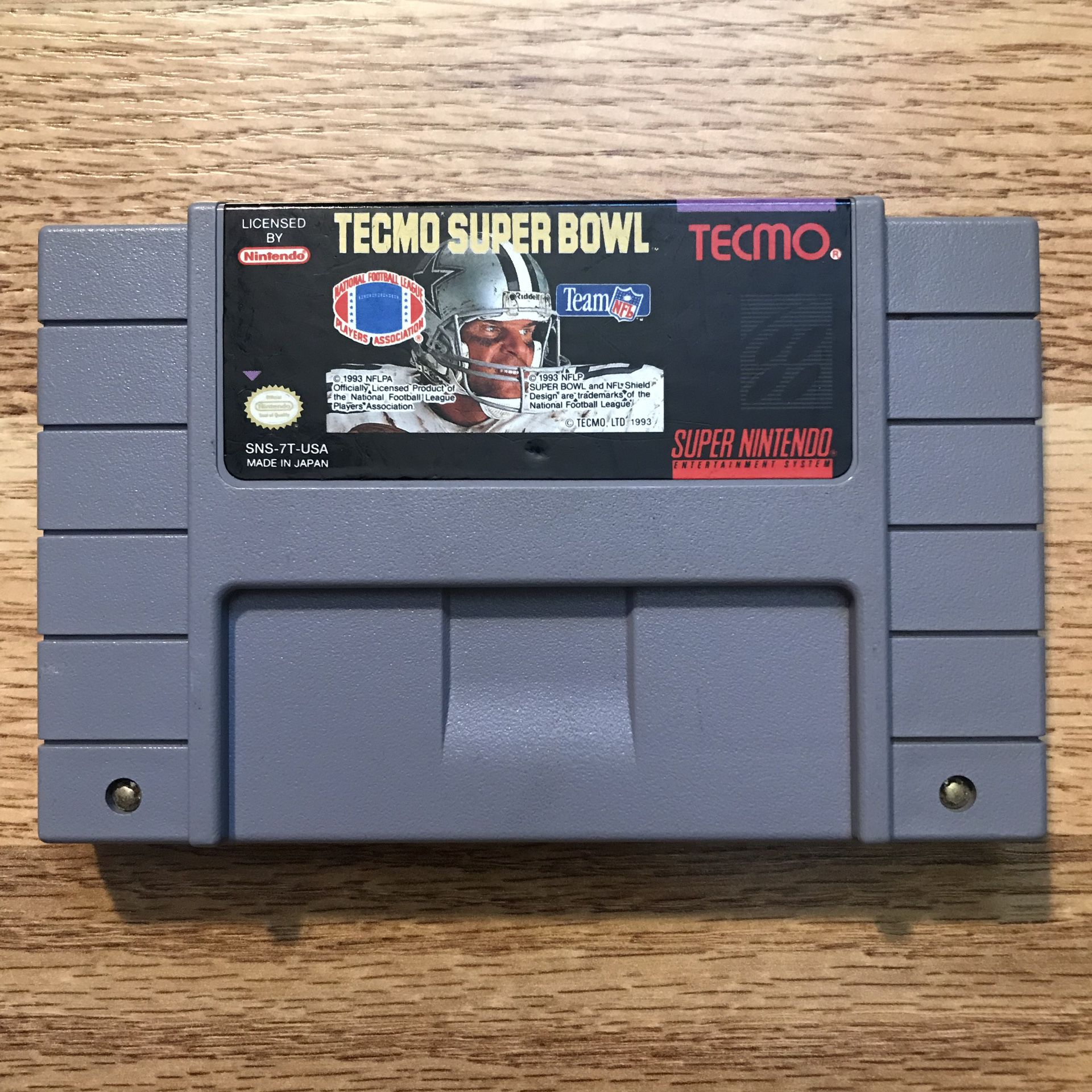 Tecmo Super Bowl Super Nintendo SNES Game Only Tested & Working