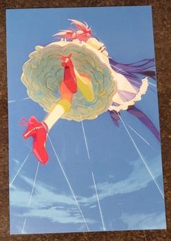 Anime Two Girls Wired Art Print 6in W 9in L