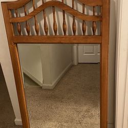 Vintage Spindle Mirror 