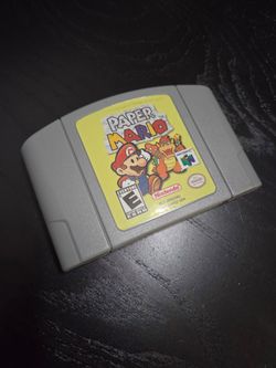 Nintendo 64 paper mario Reproduction