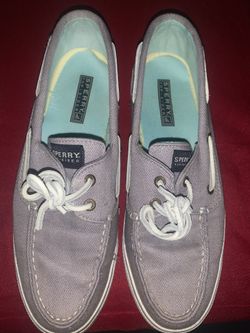 Sperry gray shoe size 9