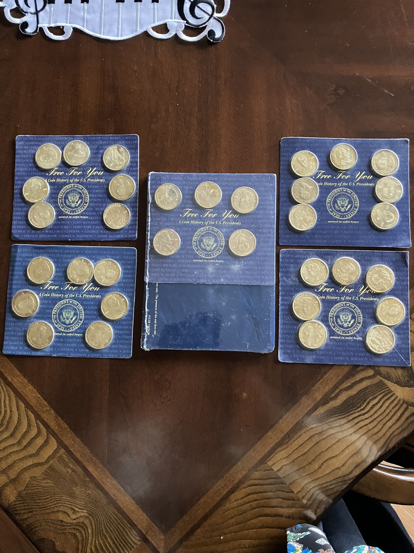 1997 Readers Digest US Presidents Coin Collection